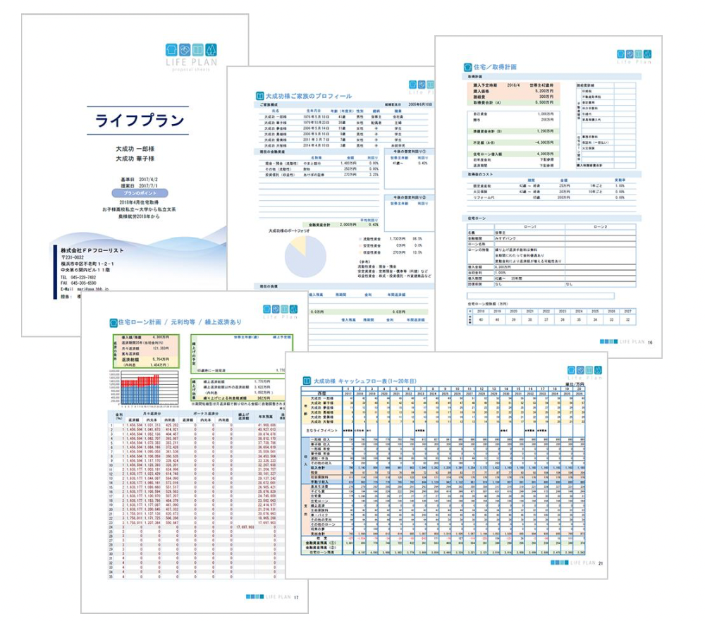 ライフプランサンプル